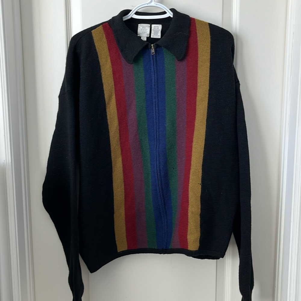 Bill Robinson Multicolour Zip Up Sweater